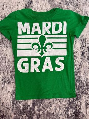 Kids Mardi Gras Graphic Tee - Green